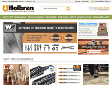 Tablet Screenshot of holbren.com